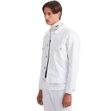 Wood Wood Denim Cam Jacket Women's Clothing Z1e8502 (White)